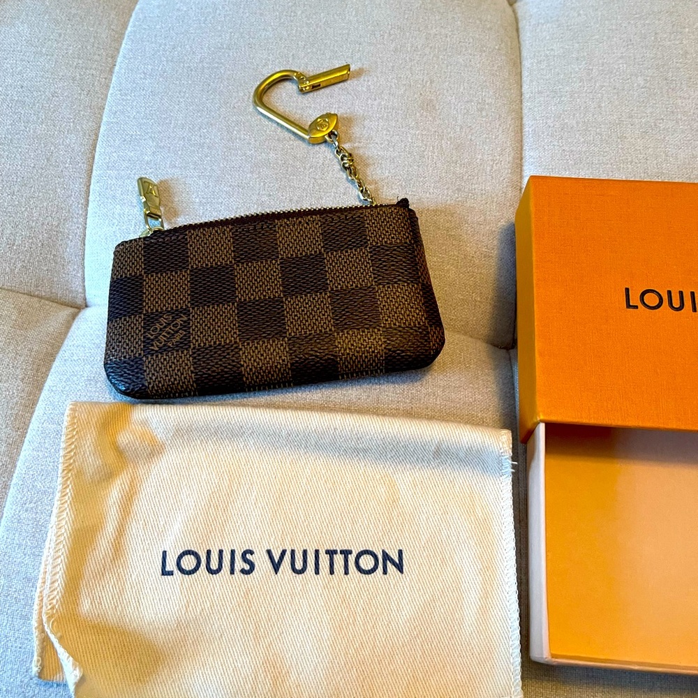Authentic LV card holder/key ring